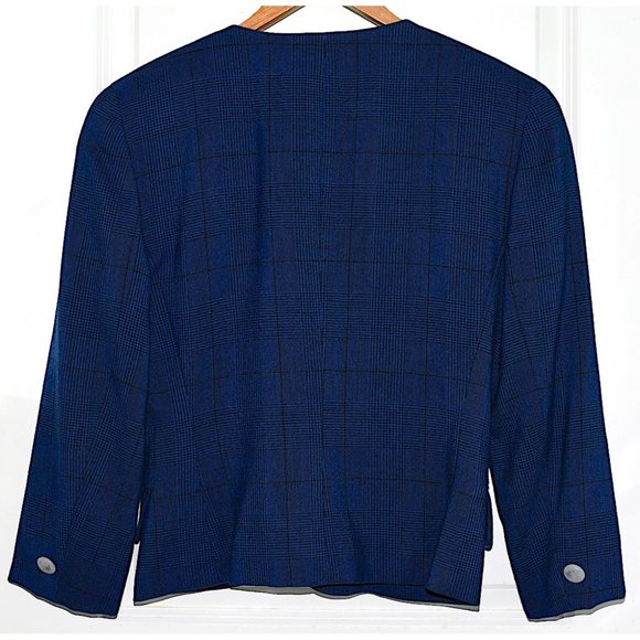 Christian Dior The Suit Vintage Plaid Skirt Suit [size 4 but fits like petite] - Picture 7 of 16